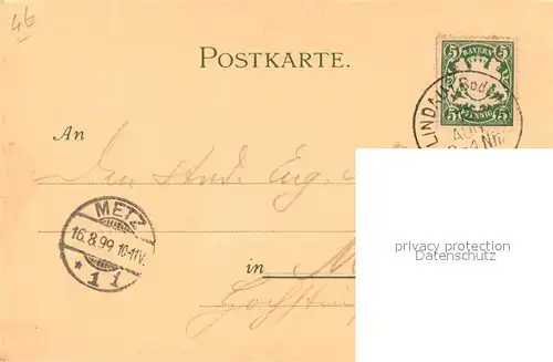 AK / Ansichtskarte Lindau_Bodensee Hafeneinfahrt mit Leuchtturm Lindau Bodensee