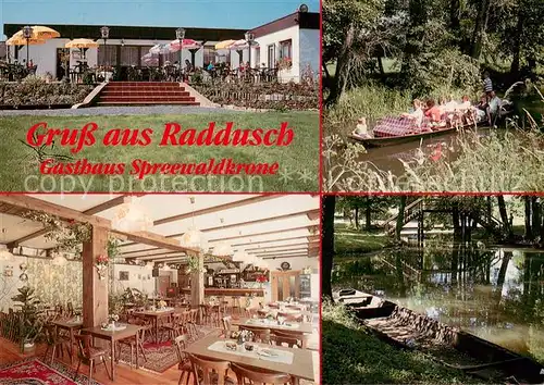 AK / Ansichtskarte Raddusch Gasthaus Spreewaldkrone Raddusch