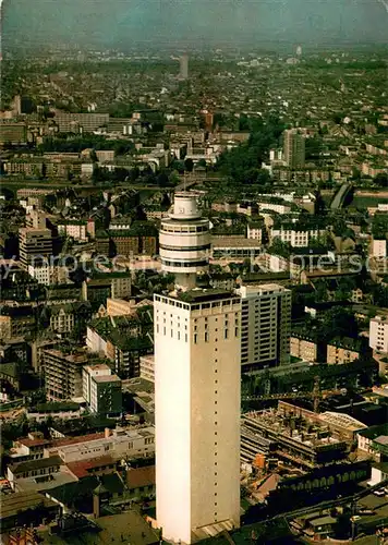 AK / Ansichtskarte Frankfurt_Main Fliegeraufnahme Henninger Turm Frankfurt Main