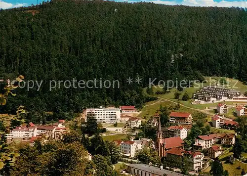 AK / Ansichtskarte Wildbad_Schwarzwald Fliegeraufnahme Blick vom Sommerberg Wildbad_Schwarzwald