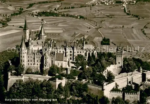 AK / Ansichtskarte Burg_Hohenzollern Fliegeraufnahme Burg_Hohenzollern