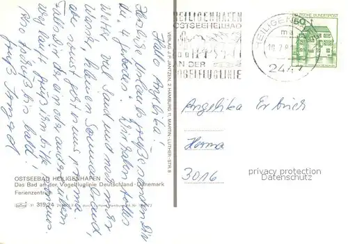 AK / Ansichtskarte Heiligenhafen_Ostseebad Fliegeraufnahme Heiligenhafen_Ostseebad