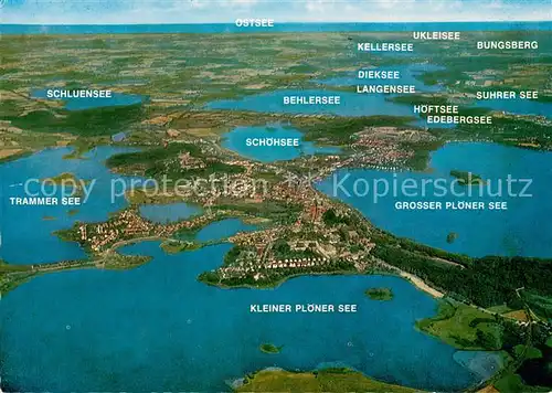 AK / Ansichtskarte Holsteinische_Schweiz Fliegeraufnahme Holsteinische_Schweiz