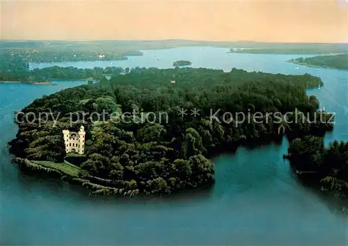 AK / Ansichtskarte Berlin Pfaueninsel Fliegeraufnahme Berlin