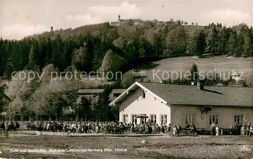 AK / Ansichtskarte Hohenpeissenberg Cafe Gaststaette Rigi Alm Hohenpeissenberg