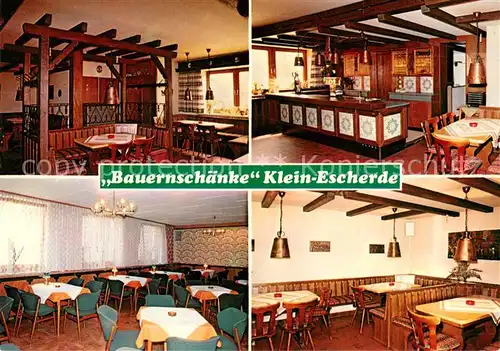 AK / Ansichtskarte Klein_Escherde Bauernschaenke Gaststaette Klein_Escherde