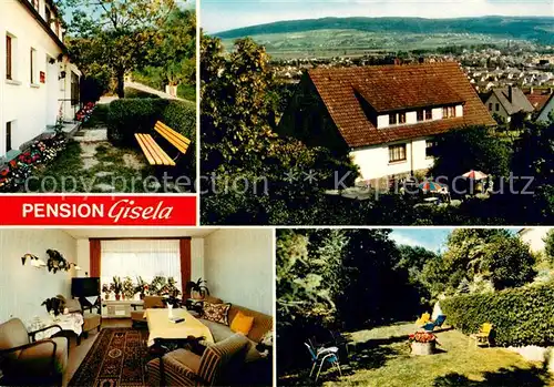 AK / Ansichtskarte Todenmann Pension Gisela Garten Panorama Todenmann