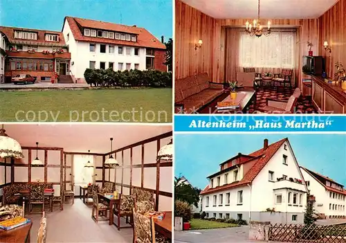 AK / Ansichtskarte Kirchohsen Altenheim Haus Martha Gaesteraum Zimmer Kirchohsen