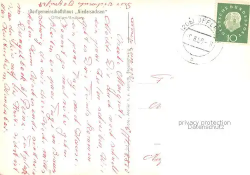 AK / Ansichtskarte Offleben Dorfgemeinschaftshaus Niedersachsen Offleben