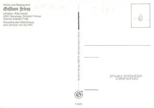 AK / Ansichtskarte Froerup Hotel Restaurant Gasthaus Froerup