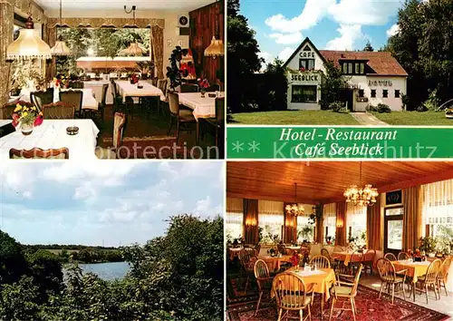 AK / Ansichtskarte Bilschau_Sankelmark Hotel Restaurant Cafe Seeblick 