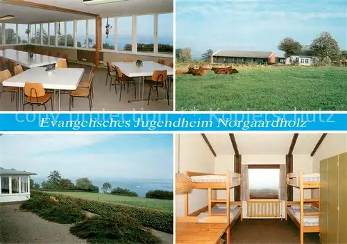 AK / Ansichtskarte Steinberg_Flensburg Evangelisches Jugendheim des Kirchenkreises Flensburg Schlafraum Speisesaal Steinberg_Flensburg