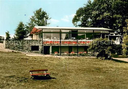 AK / Ansichtskarte Schmidthahn Gaststaette Haus am See Dreifelder Weiher Schmidthahn