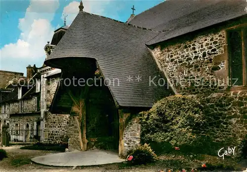 AK / Ansichtskarte Lamballe Le Porche de lEglise St Martin  Lamballe