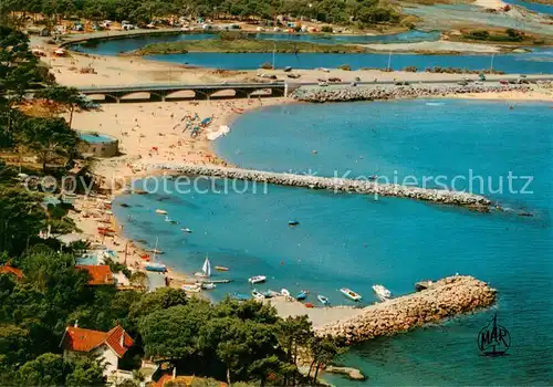 AK / Ansichtskarte Saint Aygulf_Var Vue aerienne du Port la Plage et le Cemping Saint Aygulf Var