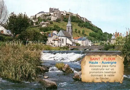 AK / Ansichtskarte Saint Flour_Cantal Les bords du Lander Saint Flour Cantal