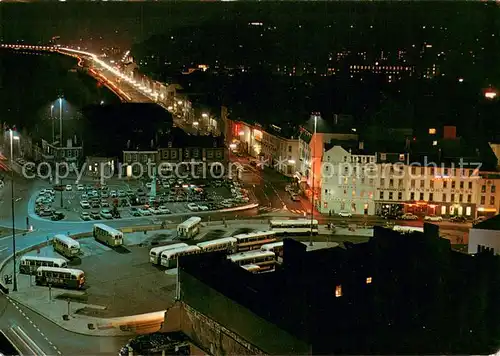 AK / Ansichtskarte St_Helier_Jersey Fort Regent at night The bright lights of the many seafront hotels St_Helier_Jersey