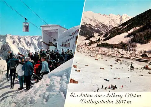 AK / Ansichtskarte St_Anton_Arlberg Vallugabahn Panorama St_Anton_Arlberg