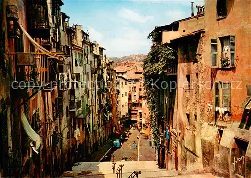 AK / Ansichtskarte Nice_Alpes_Maritimes Rue Guigonis dans le Vieux Nice Nice_Alpes_Maritimes