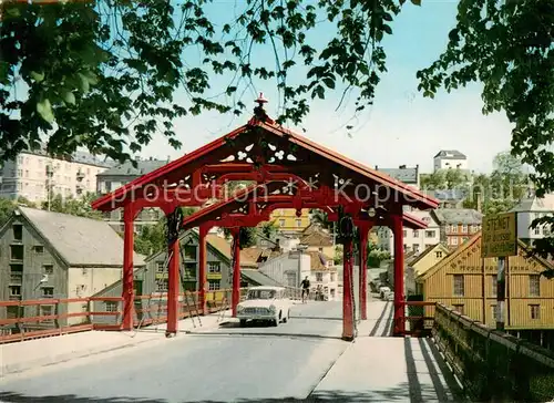 AK / Ansichtskarte Trondheim Gamle Bybro Trondheim