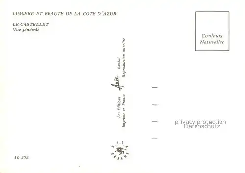 AK / Ansichtskarte Le_Castellet_Alpes de Haute Provence Vue generale aerienne Le_Castellet