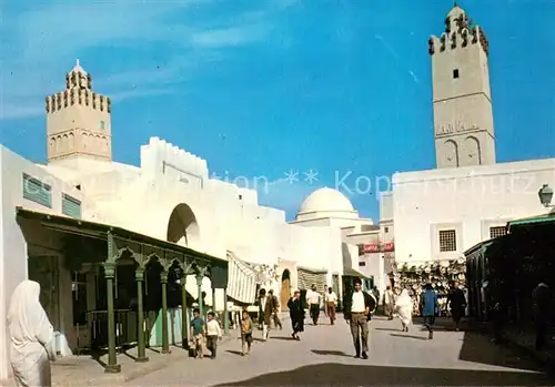 AK / Ansichtskarte Kairouan_Qairawan Les Souks Kairouan Qairawan