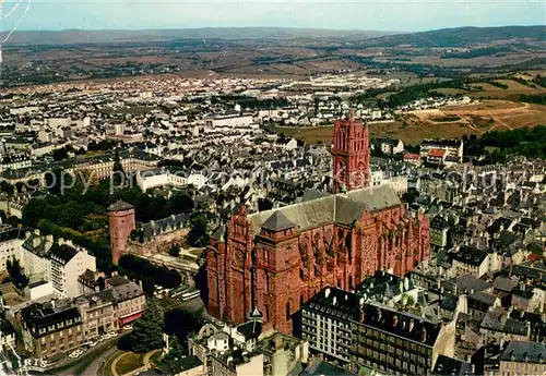 AK / Ansichtskarte Rodez Vue aerienne la Cathedrale Notre Dame Rodez