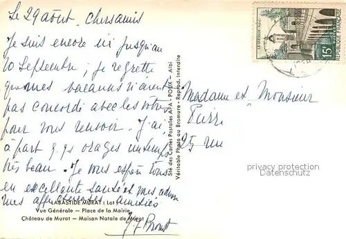 AK / Ansichtskarte Labastide Murat Vue generale Place de la Mairie Chateau de Murat Maison Natale de Morat Labastide Murat