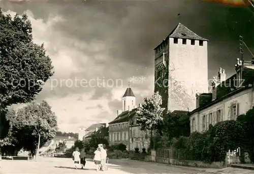 AK / Ansichtskarte Martel_Lot Cours des Fosses vu de la place Gambetta La Tour Tournemire et le clocher de St Maur Martel_Lot