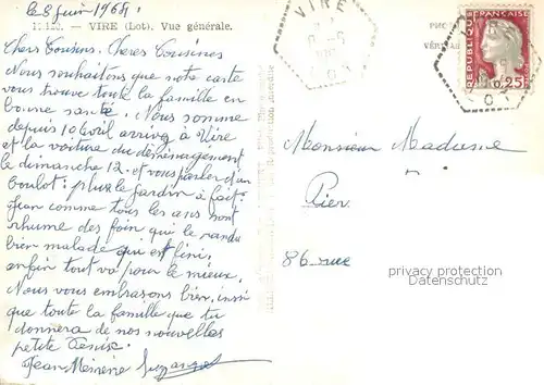 AK / Ansichtskarte Vire sur Lot Vue generale aerienne Vire sur Lot