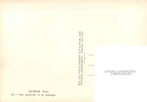 AK / Ansichtskarte Luzech Vue generale et le barrage Luzech