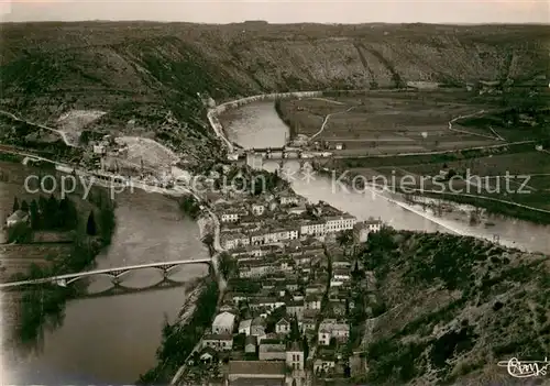 AK / Ansichtskarte Luzech Vue panoramique aerienne Luzech