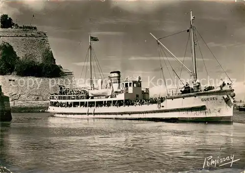 AK / Ansichtskarte Belle Isle en Mer Le depart du Guedel 