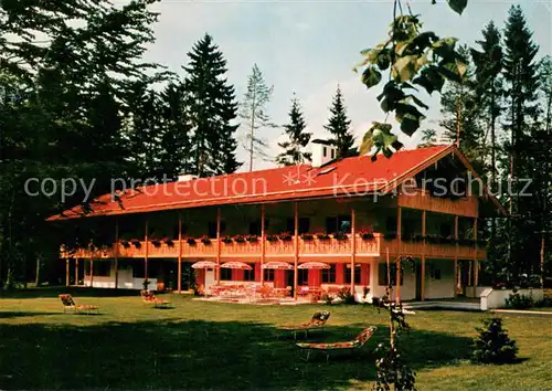 AK / Ansichtskarte Weissach_Rottach Egern Gaestehaus Alfred Hagn Weissach Rottach Egern