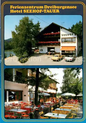 AK / Ansichtskarte Tittling Ferienzentrum Dreiburgensee Hotel Seehof Tauer Restaurant Terrasse Tittling