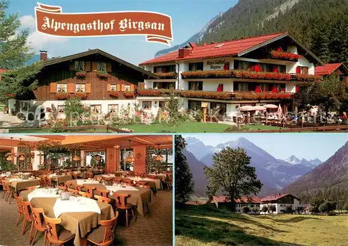 AK / Ansichtskarte Birgsau Alpengasthof Restaurant Alpenblick  Birgsau