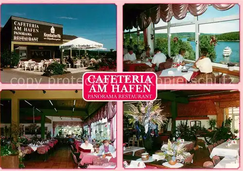 AK / Ansichtskarte Sondern_Biggesee Cafeteria am Hafen Panorama Restaurant Sondern Biggesee