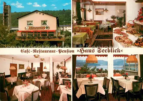 AK / Ansichtskarte Sondern_Biggesee Cafe Restaurant Pension Haus Seeblick Sondern Biggesee