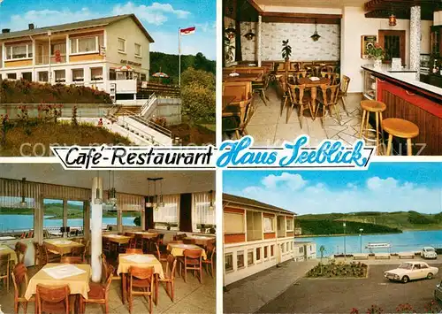 AK / Ansichtskarte Sondern_Biggesee Cafe Restaurant Pension Haus Seeblick Sondern Biggesee