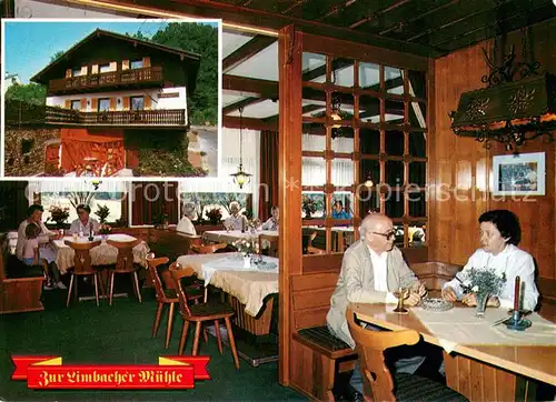 AK / Ansichtskarte Limbach_Westerwald Restaurant Pension Cafe Zur Limbacher Muehle Limbach_Westerwald