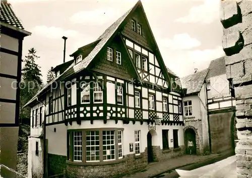 AK / Ansichtskarte Blankenheim_Eifel Biermanns Hotel Koelner Hof Fachwerkhaus Altstadt Blankenheim_Eifel