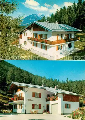 AK / Ansichtskarte Schoenau_Berchtesgaden Gaestehaus Pension Haus am Laerchenwald Alpenblick Schoenau Berchtesgaden