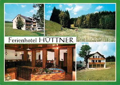 AK / Ansichtskarte Rodeck Gasthaus Pension Huettner im Frankenwald Landschaftspanorama Rodeck