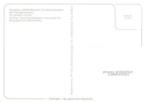 AK / Ansichtskarte Bad_Liebenstein Gaststaette Schloss Altenstein Gedenkstein Bad_Liebenstein