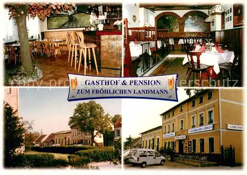 AK / Ansichtskarte Germendorf Gasthof Pension Zum froehlichen Landmann Restaurant Germendorf