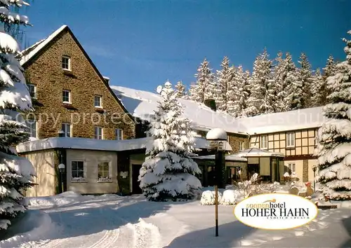 AK / Ansichtskarte Bermsgruen Sonnenhotel Hoher Hahn Winter im Erzgebirge Bermsgruen