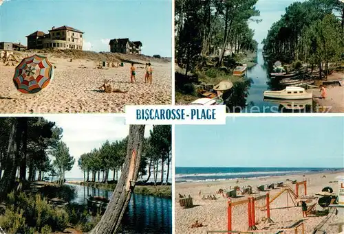 AK / Ansichtskarte Biscarosse La Plage et lHotel Canal dNavarosse Lac de Cazaux Sanguinet  Biscarosse