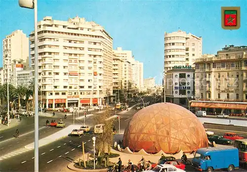 AK / Ansichtskarte Casablanca Plaza Mohamed V y Avenida de las FAR Casablanca