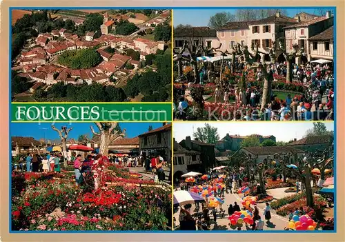 AK / Ansichtskarte Fources La bastide en rond de Fources Fources