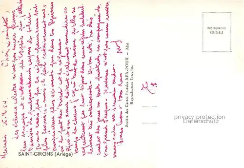 AK / Ansichtskarte Saint Girons_Ariege Vue d ensemble Saint Girons Ariege